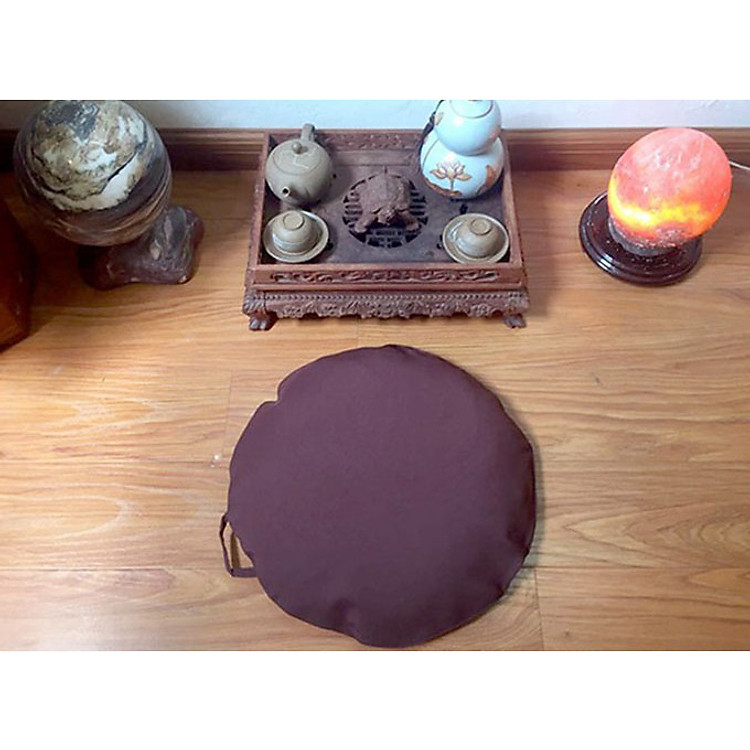 Bồ đoàn ngồi thiền hình tròn ruột từ bông hoa gạo tự nhiên có bền > 20 năm