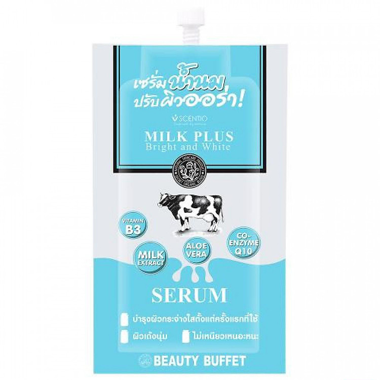 Serum dưỡng trắng và trẻ hóa da Milk Plus túi mini 8ml