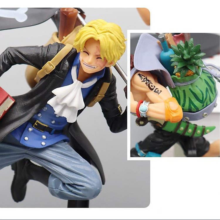 Mô Hình Bộ 3 Luffy Sabo ACE (19-21cm) - Ảnh 4