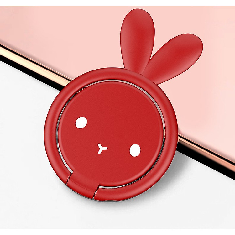 IRING Rabbit Xoay 360 Nhẫn Giữ Điện Thoại INOX Cao Cấp Thế Hệ Mới Đa Năng Làm Giá Đỡ Giúp Bạn Thoải Mái Khi Xem Phim Hay Nghe Nhạc
