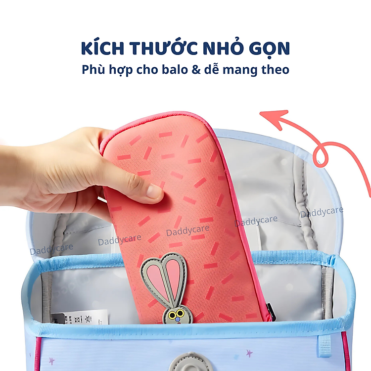 Hộp túi đựng bút Mideer Artist Reversible Twins (Màu xanh) - Ảnh 7