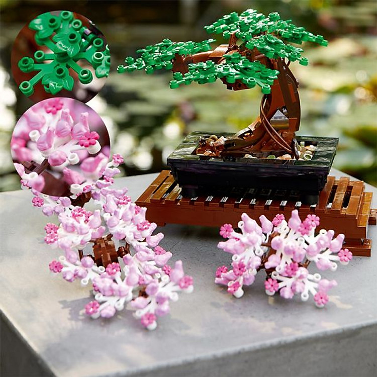 BỘ LẮP RÁP LEGO CÂY BONSAI 10281 Chính hãng Giá rẻ - Hình ảnh 3
