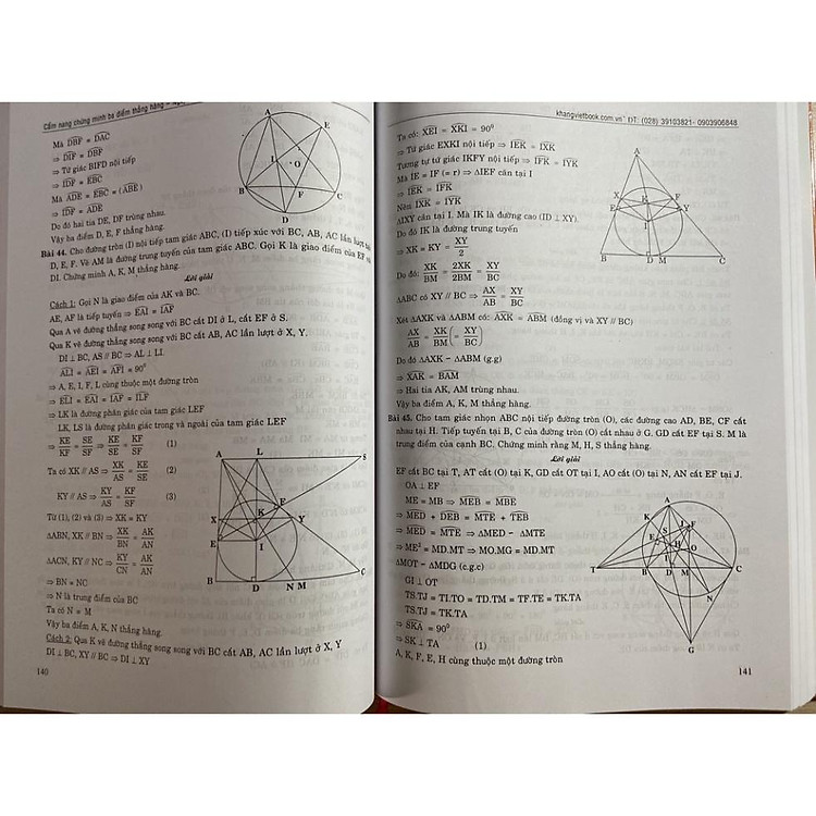 Cẩm Nang Chứng Minh Ba Điểm Thẳng Hàng - Ảnh 4