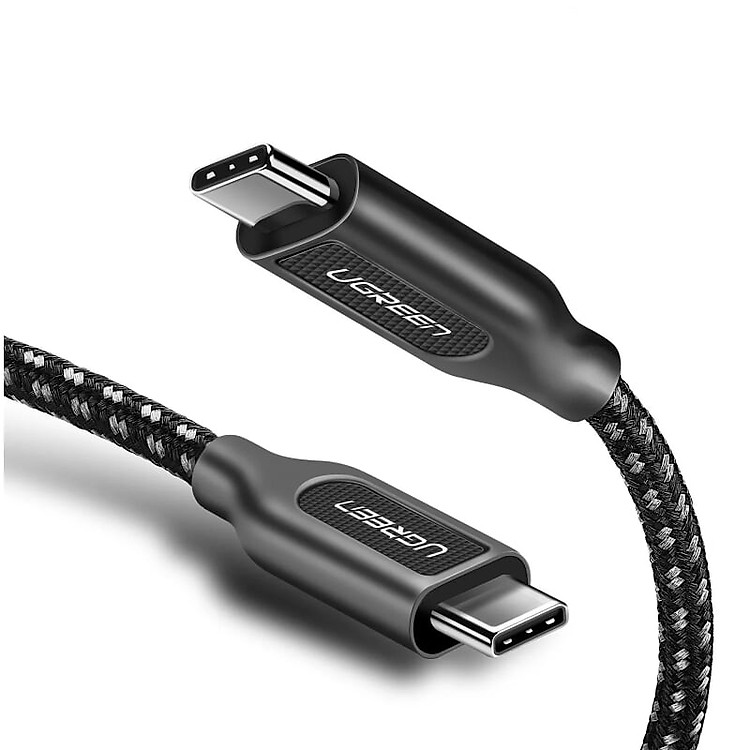 Cáp USB TypeC sang USB mạ Zinc alloy cao cấp 1M màu Đen Ugreen UC50224US265 Hàng chính hãng