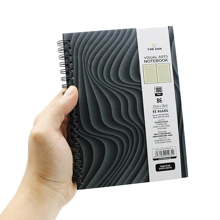 Sổ Lò Xo Bìa Cứng Visual Arts B6 (160 trang 80gsm) - Ảnh 5