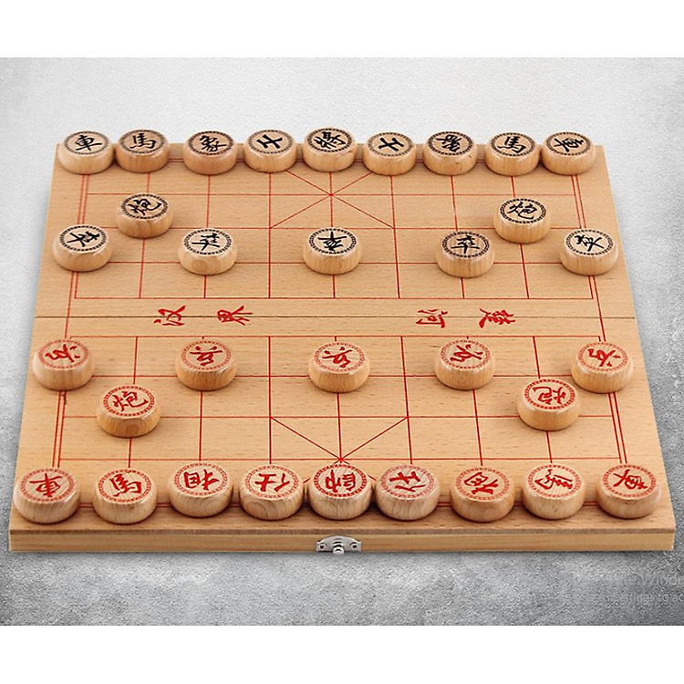 Bộ cờ tướng gỗ sồi cao cấp Chính hãng Tiết kiệm - Hình ảnh 5