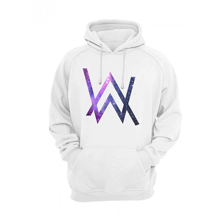 Áo Hoodie Alan Walker Galaxy Trắng