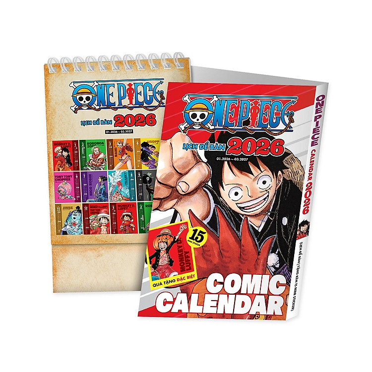 Lịch Để Bàn One Piece 2026
