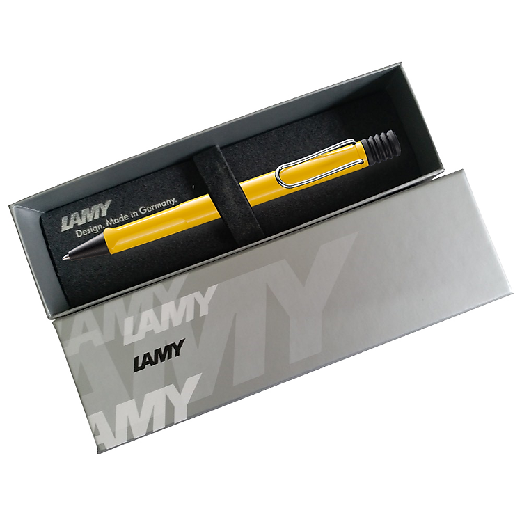 Bút Bi Lamy Safari Shiny Yellow 218 - Mực xanh - Ảnh 6