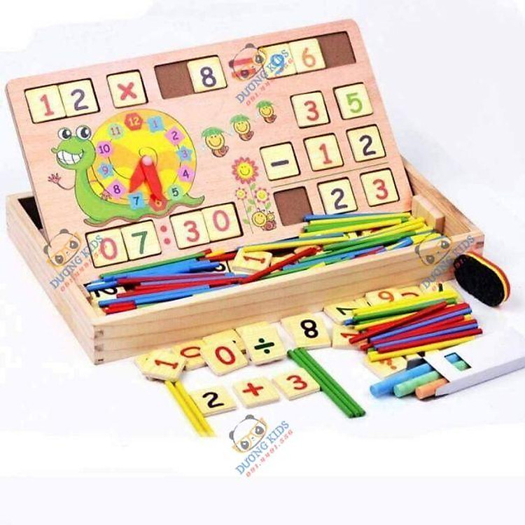 Tìm mua tại Avakids: Bảng gỗ que tính và chữ số cho bé - Ngập tràn khuyến mãi