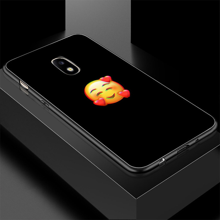 Ốp điện thoại dành cho máy Samsung Galaxy J7 Plus - emoji kute MS EMJKT046