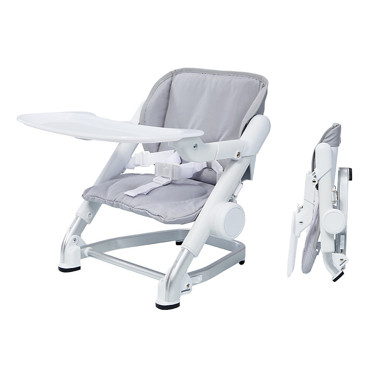 Unilove Ghế ăn dặm 3 trong 1 Feed Me có 4 chế độ điều chỉnh độ cao, chân ghế chống trượt an toàn cho bé và dễ dàng gấp gọn mang đi