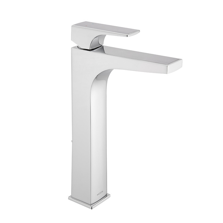 Vòi lavabo cao dòng DUNA, màu Chrome, hiệu Moen, chất liệu Đồng, kích thước 144.25x56.5x321mm