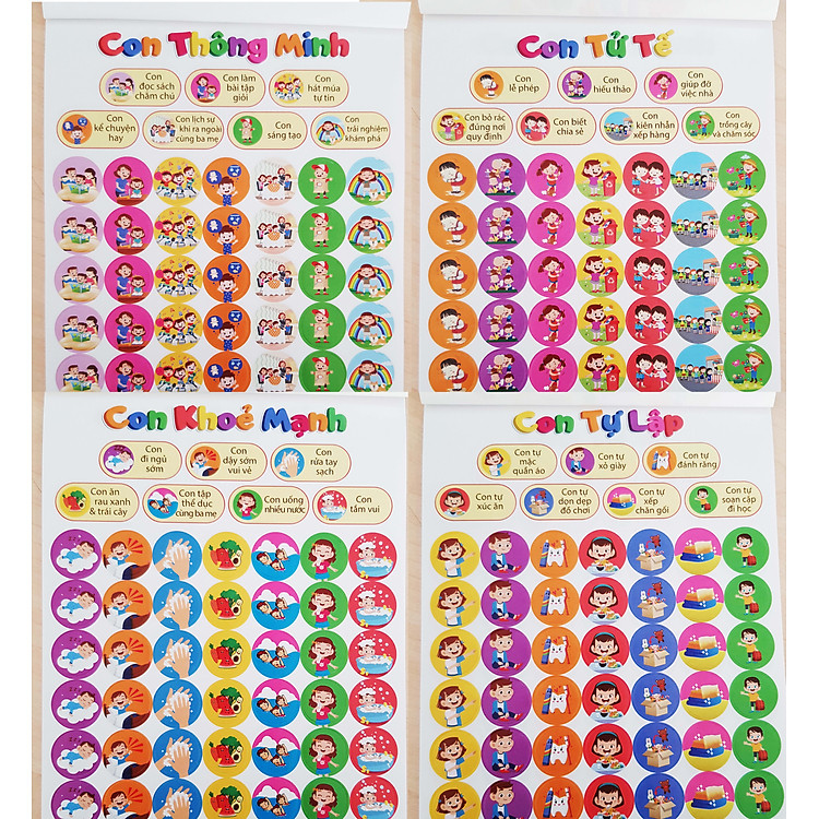 Sổ Tay STICKER (8 tờ) - Ảnh 3