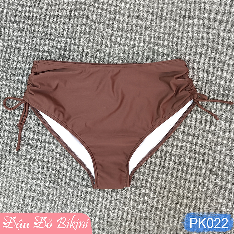 Quần bơi, quần bikini lẻ, đủ dáng tam giác, cạp cao, quần đùi, thắt dây, bèo nhún, vv... chất thun bơi lạnh Hàn Quốc 2 lớp đẹp, dày dặn mịn mát, co giãn 4 chiều tôn dáng gọn gàng