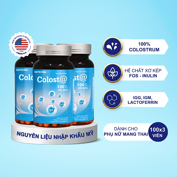 Combo 3 Sữa non Colost@ cho bà bầu Chính hãng Tiết kiệm