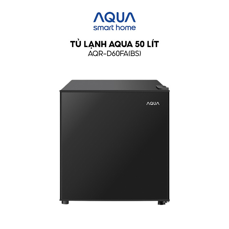 Tủ lạnh Aqua 50 lít AQR-D60FA(BS) - Freeship toàn quốc - Hàng chính hãng - Bảo hành 2 năm