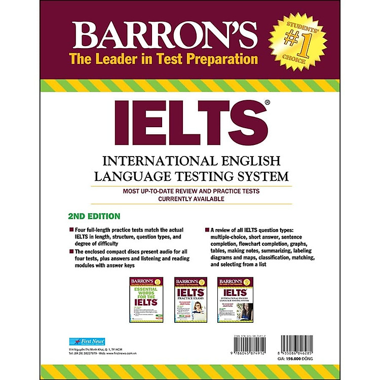 Barron's IELTS International English (2nd Edition) - Ảnh 2