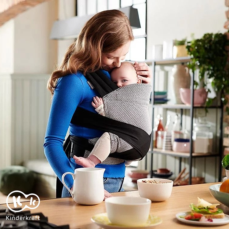 Địu cho bé 3 tháng Kinderkraft Chính hãng Ưu đãi - Hình ảnh 4