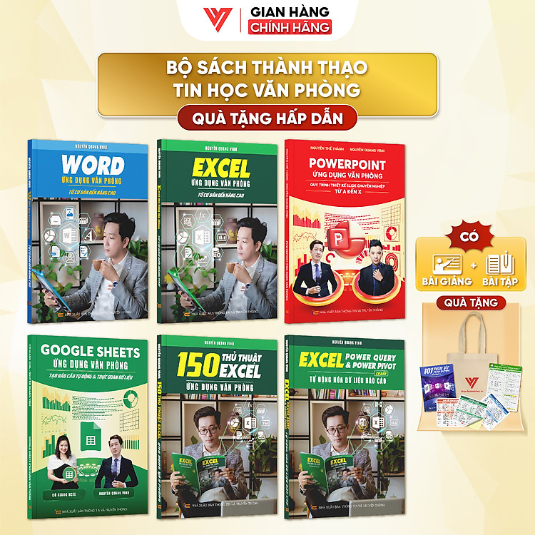 Cẩm Nang Excel – Word – PowerPoint – Google Sheets – 150 Thủ Thuật