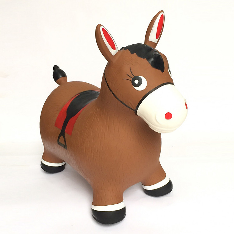 Thú nhún cao cấp Toys House chính hãng kèm bơm cho bé (mẫu ngựa)