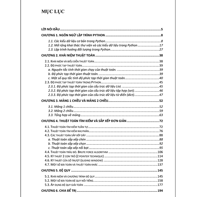 Python: Thuật toán & Cấu trúc dữ liệu. Bài tập và lời giải. Volume 1 - Ảnh 3