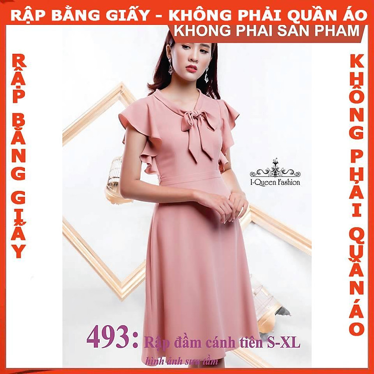 Rập Giấy A0 Đầm Nữ Mã 493 (Bản Vẽ) - Ảnh 2