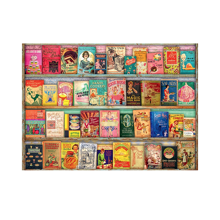 Mua Puzzle Vintage Cook Books 500 mảnh RAVENSBURGER Chính hãng Ưu đãi - Hình ảnh 2