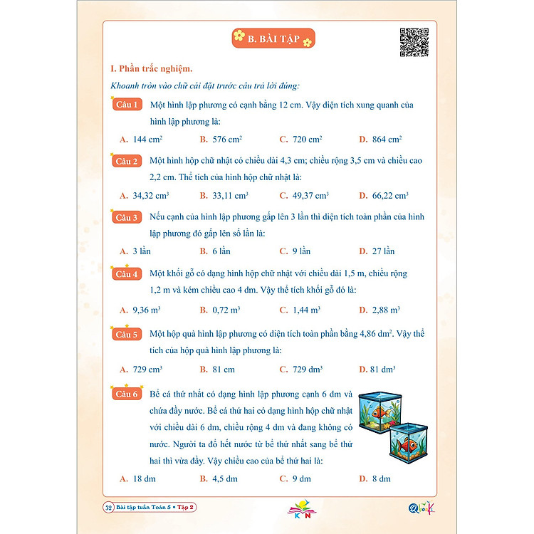 Bài Tập Tuần Toán Lớp 5 - Tập 1 - Ảnh 4