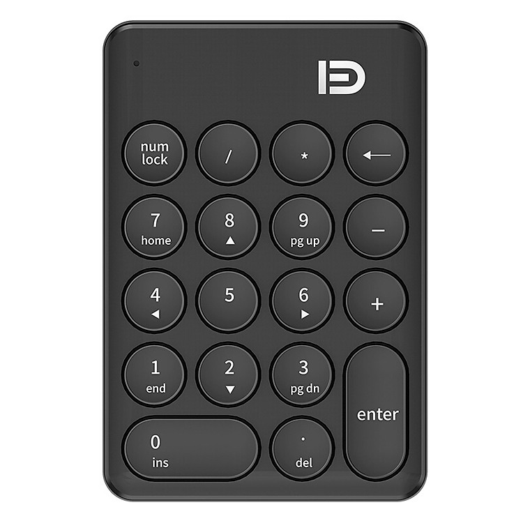 Bàn Phím Số Không Dây Forter ik6610 (Màu ngẫu nhiên) - Hàng Chính Hãng