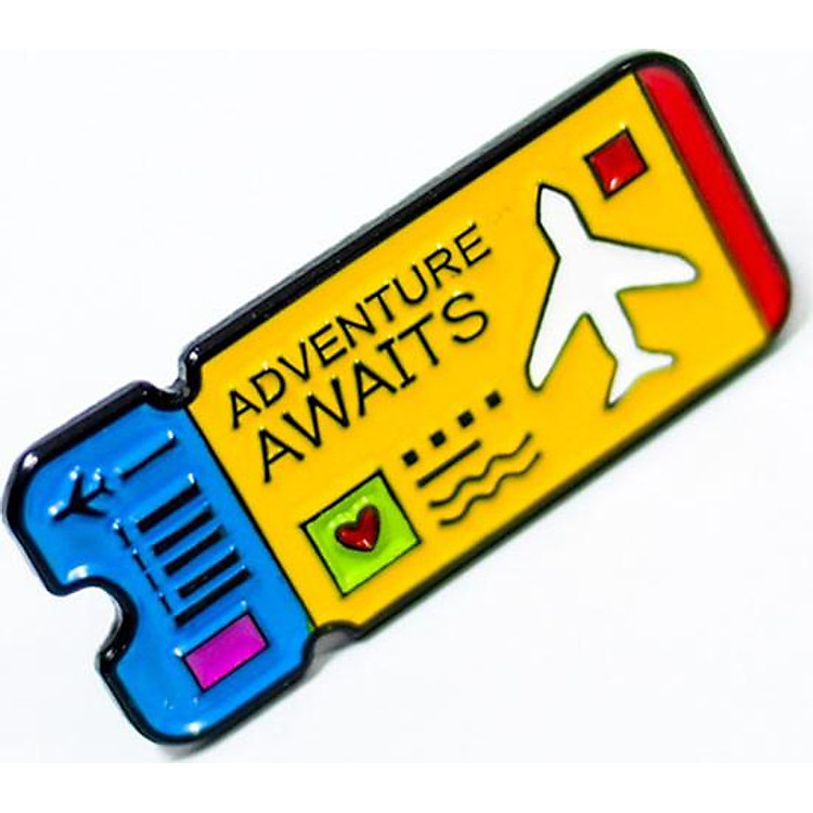 Aventure Awaits - Pin sticker ghim cài áo