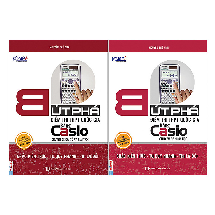 Combo Bứt Phá THPTQG Bằng Casio (Trọn Bộ 2 Quyển)