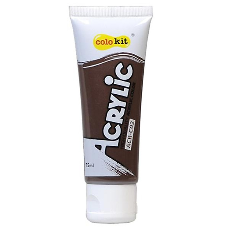 Màu Acrylic ACR-02 Colokit 75ml – Nâu