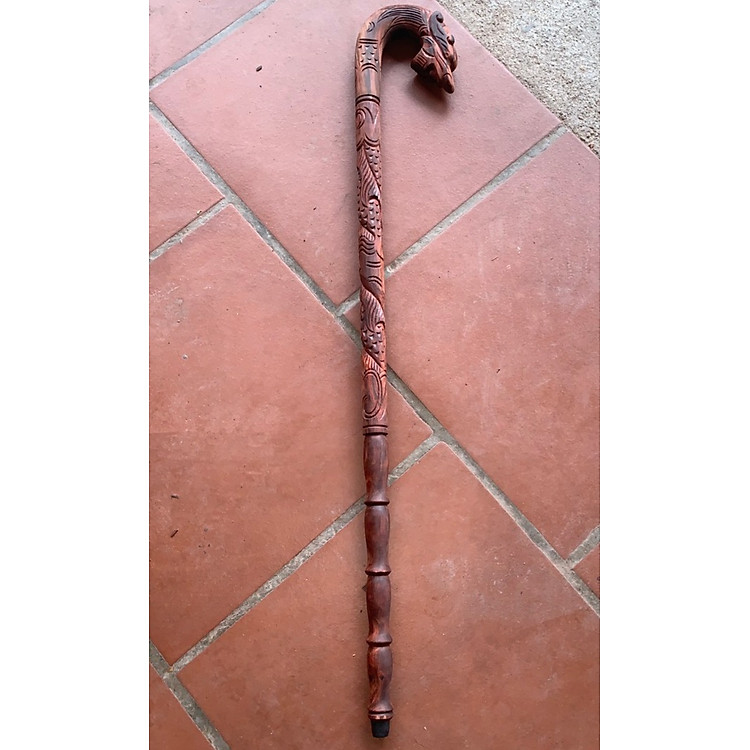 Gậy batong gỗ trắc đỏ đen cho người già Uy tín Giá tốt - Hình ảnh 2