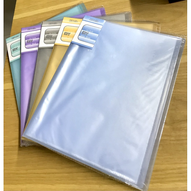 Bìa A4 20 Lá Nhựa Trong Kidario K20P