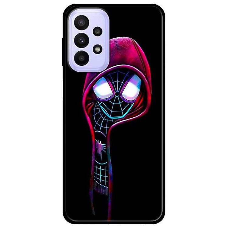Ốp lưng dành cho Samsung A23 4G - A53 5G - A73 mẫu Nhện Đen Nón Đỏ