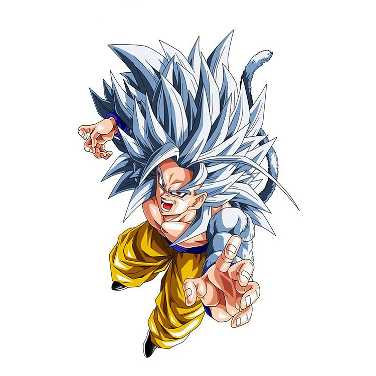 (HCM) Tranh dán tường 3d Songoku trang trí phòng bé có sẵn keo,dễ dán