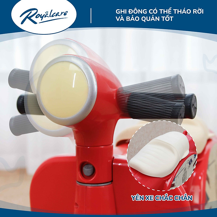 Va li xe Vespa chòi chân Royalcare đỏ Chính hãng Giá rẻ - Hình ảnh 3