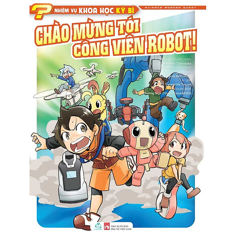 Truyện tranh manga Nhiệm Vụ Khoa Học Kỳ Bí tập 8: Chào mừng tới công viên robot!