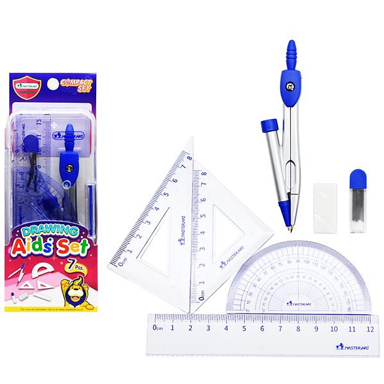 Bộ Dụng Cụ Hình Học (7 món) - Ảnh 2