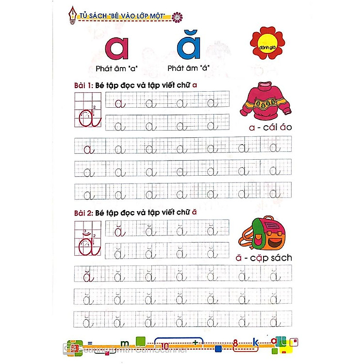Bé Vào Lớp 1 - Bé Tập Đọc & Tập Viết - Ảnh 5