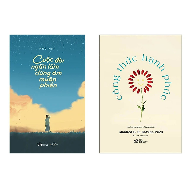 Combo 2Q: CUỘC ĐỜI NGẮN LẮM ĐỪNG ÔM MUỘN PHIỀN + Công Thức Hạnh Phúc (Bộ sách giúp bạn vượt lên chính mình)