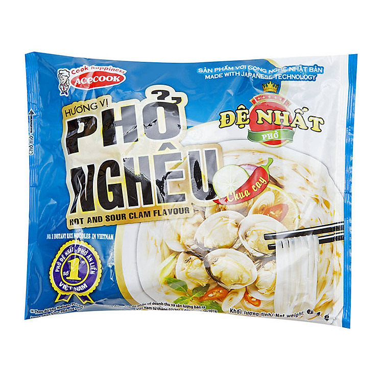 Phở Gói Đệ Nhất Phở Hương Vị Phở Nghêu Acecook (64g)