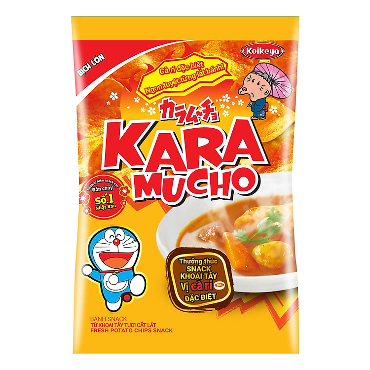 Snack Khoai Tây Karamucho Vị Carry (44g)