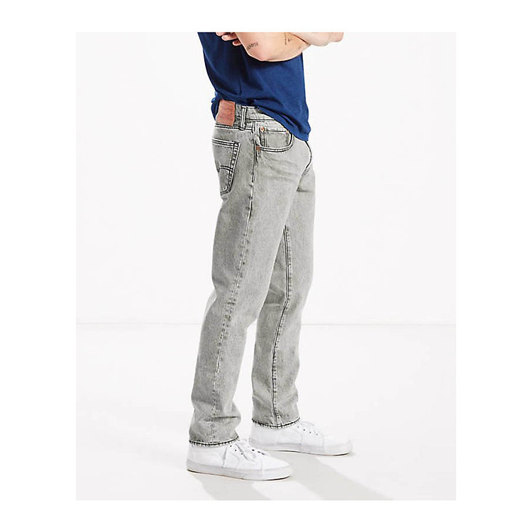 Quần Jean Nam Ống Suông Xám Bạc KH0234