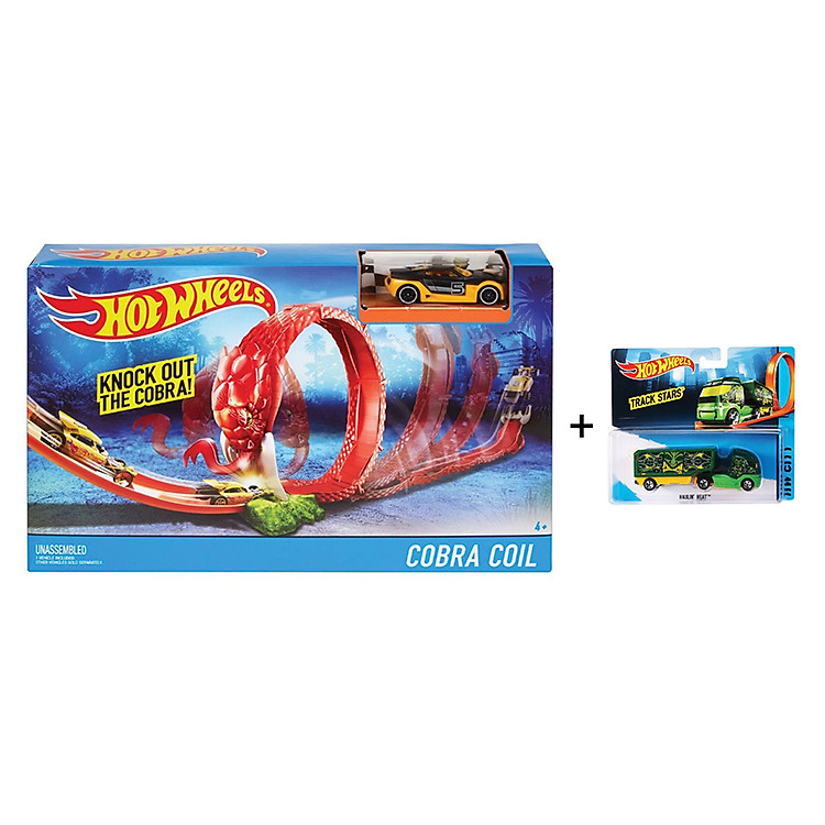Bộ Đường Đua Rắn Hổ Mang HOT WHEELS DYL99 (Mẫu ngẫu nhiên) - Kèm Quà Tặng