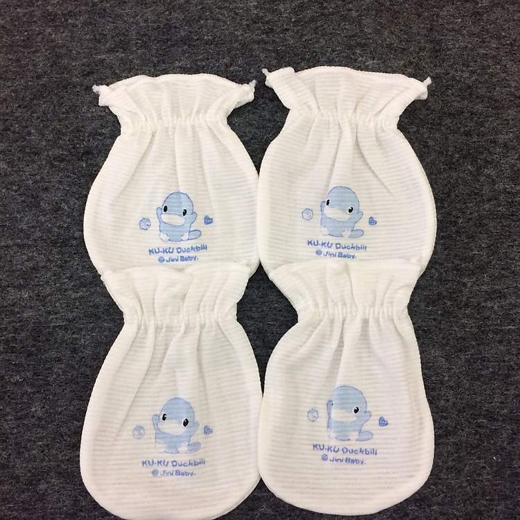 Bao tay em bé Kuku (set 2 cái) màu xanh - KU2351X