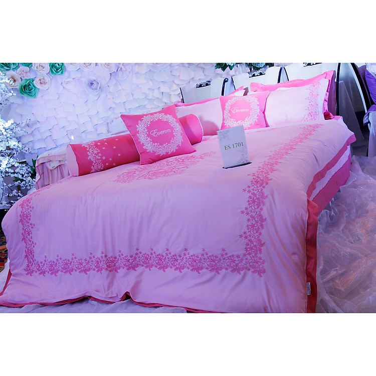 Bộ GA CHUN CHẦN + VỎ GỐI + VỎ CHĂN EVERON 1701