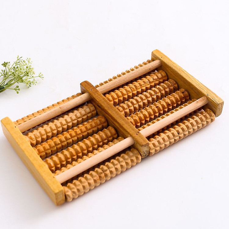 Bàn Massage Chân Bằng Gỗ 6 Hàng Siêu Thích MX06