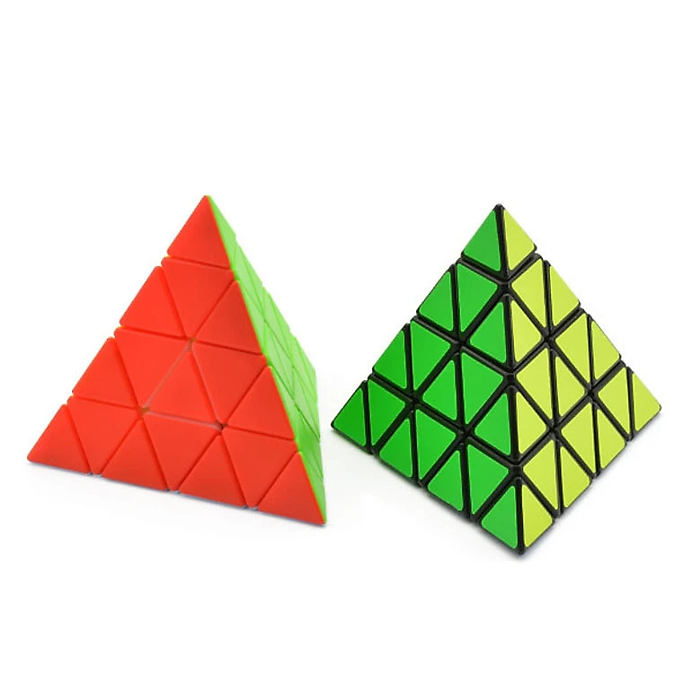 Rubik tam giác 4x4 cao cấp - Tặng đế Chính hãng Tiết kiệm - Hình ảnh 5